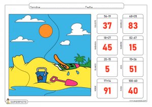 Sumas y restas combinadas con llevadas