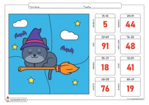Sumas y restas combinadas con llevadas