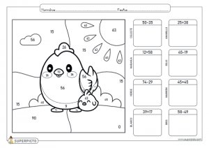 Sumas y restas combinadas sin llevadas