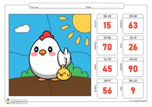 Sumas y restas combinadas sin llevadas