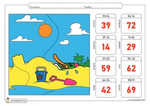 Sumas y restas combinadas sin llevadas