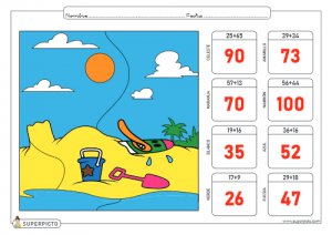 Sumas con llevadas hasta el 100
