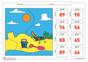 Sumas sin llevadas hasta el 100