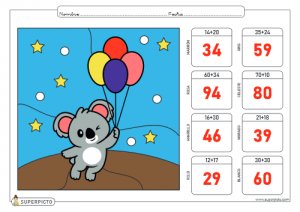 Sumas sin llevadas hasta el 100