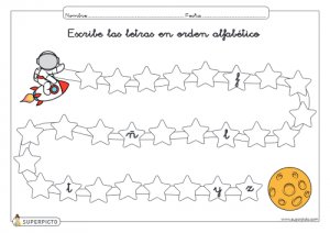 Completar abecedario (alterna minúscula)