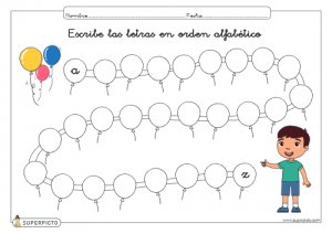 Completar abecedario (minúscula)