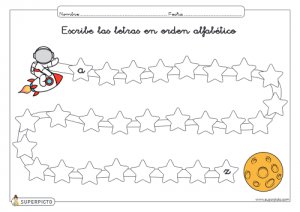 Completar abecedario (minúscula)