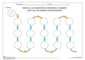 Dibujar las palabras encadenadas