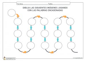 Dibujar las palabras encadenadas
