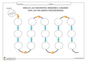 Dibujar las palabras encadenadas