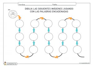 Dibujar las palabras encadenadas