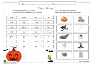 Elegir sílabas y asociar con imágenes