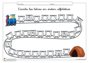 Completar abecedario (alterna minúscula)