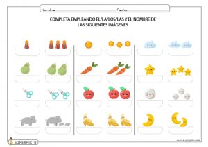 Completar texto con singular o plural