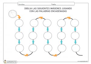 Dibujar las palabras encadenadas