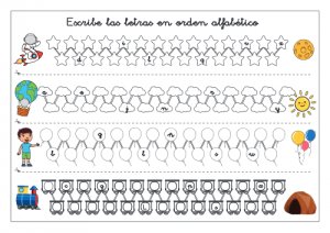 Completar abecedario (alterna minúscula)