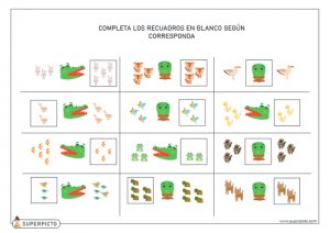 Completar los recuadros según corresponda (mayor, menor, igual)