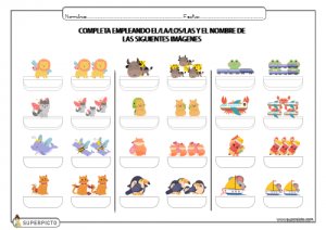 Completar texto con singular o plural