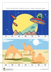 Ordenar de menor a mayor números menores de 100