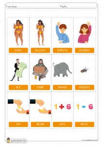 Juego de palabras de significado opuesto