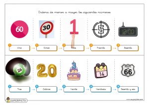 Ordenar de menor a mayor