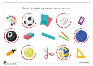 Objetos de forma circular