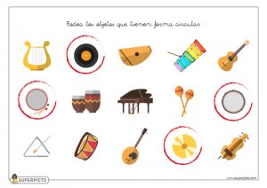 Objetos de forma circular