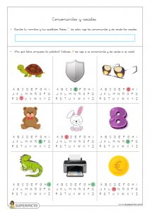 Consonantes y vocales