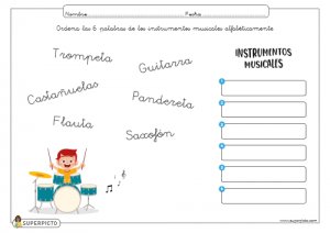 Ordenar alfabéticamente