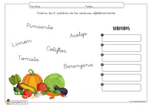 Ordenar alfabéticamente