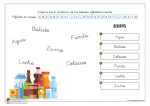 Ordenar alfabéticamente (con apoyo)