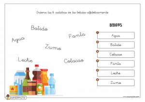 Ordenar alfabéticamente