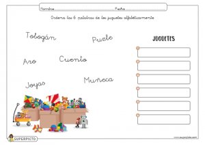 Ordenar alfabéticamente