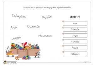 Ordenar alfabéticamente
