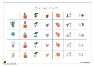 Dibujar lo que corresponda