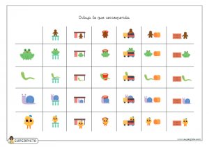 Dibujar lo que corresponda