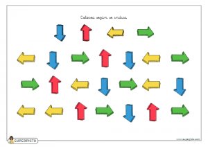 Colorear según se indica