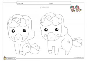 Dibujos de unicornios para colorear e imprimir