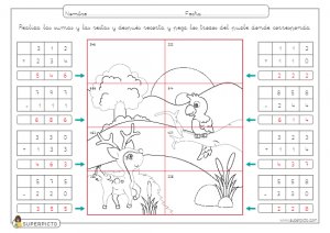 Sumas y restas combinadas sin llevadas de tres cifras