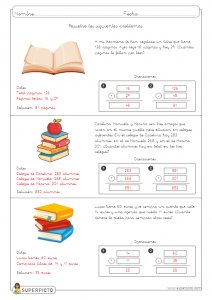 Problemas sencillos con dos operaciones