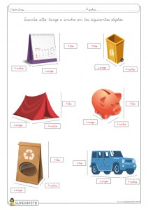 Alto, largo y ancho de objetos