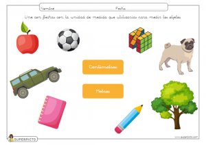 Unidad de medida. Centímetro y metro