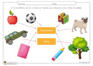 Unidad de medida. Centímetro y metro
