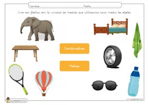 Unidad de medida. Centímetro y metro
