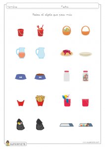 Rodear el objeto que pesa más