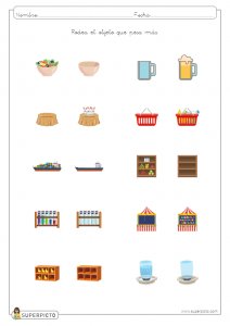 Rodear el objeto que pesa más