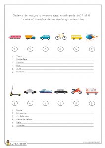 Ordenar de mayor a menor peso