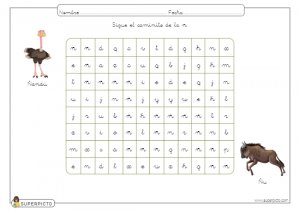 Seguir el caminito de la ñ (minúscula)