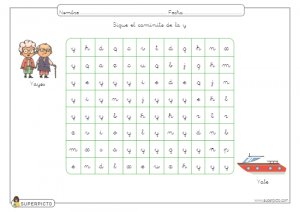 Seguir el caminito de la y (minúscula)