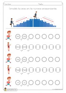 Series descendentes de cadencia 3, 4 y 5